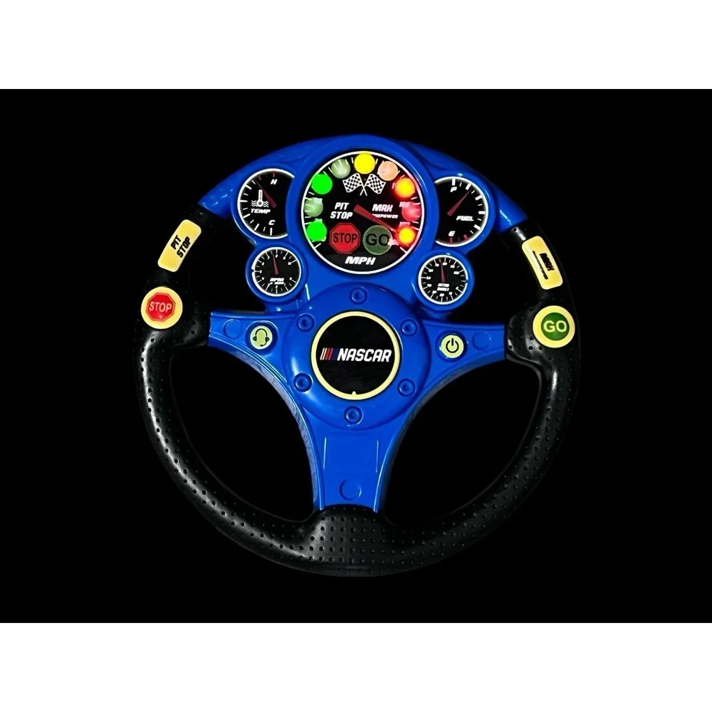 NASCAR Adventure Force Shake‎ 'N Steer Toy Wheel Racing Sounds Lights